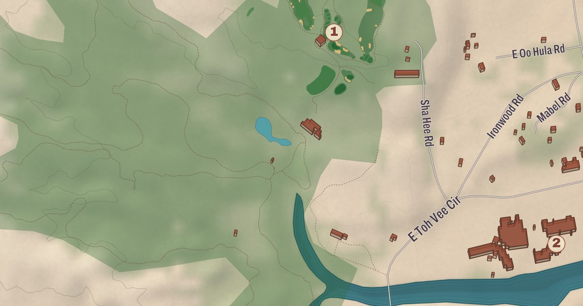 Beautifully Detailed Map of Fort McDowell Yavapai Nation, Arizona