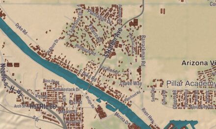 Beautifully Detailed Map of Fort Mojave Indian Tribe, Arizona