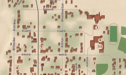 Beautifully Detailed Map of Fredonia, Arizona