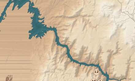 Beautifully Detailed Map of Hualapai Tribe, Arizona