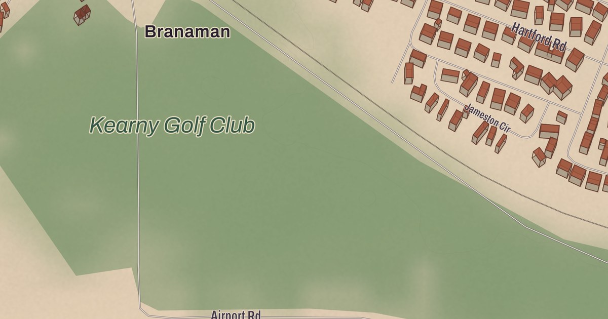 Beautifully Detailed Map of Kearny, Arizona
