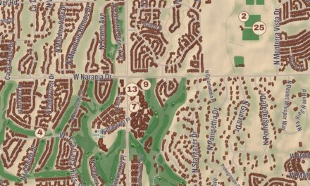 Beautifully Detailed Map of Oro Valley, Arizona