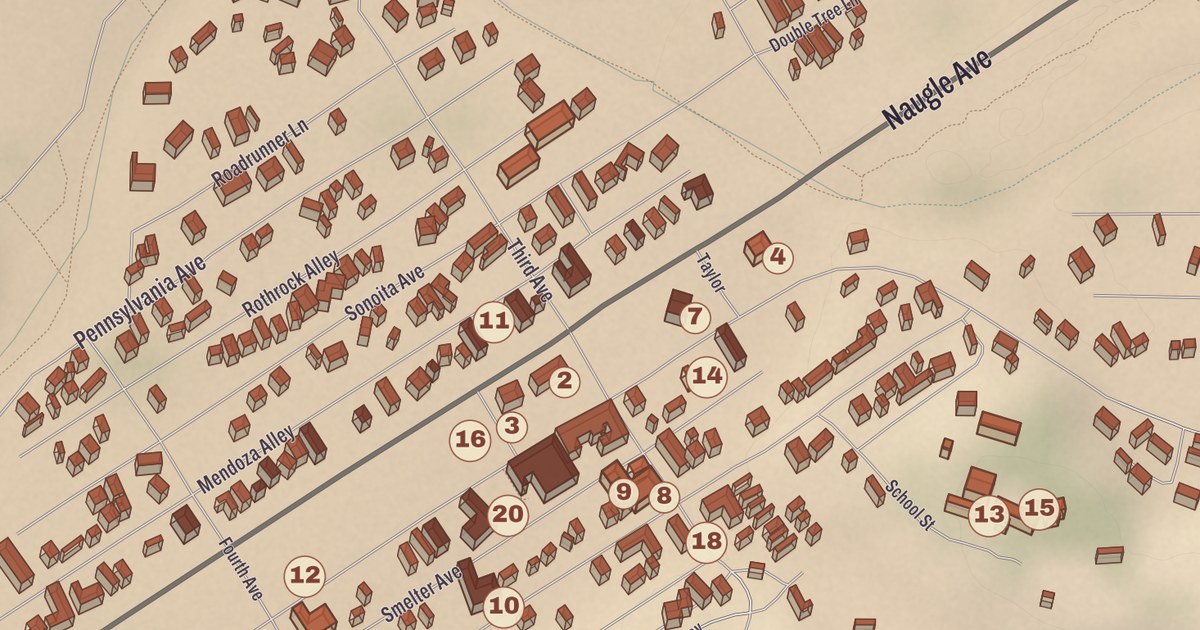 Beautifully Detailed Map of Patagonia, Arizona