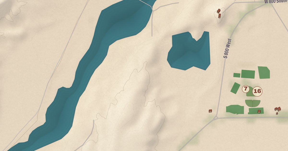 Beautifully Detailed Map of Pima, Arizona