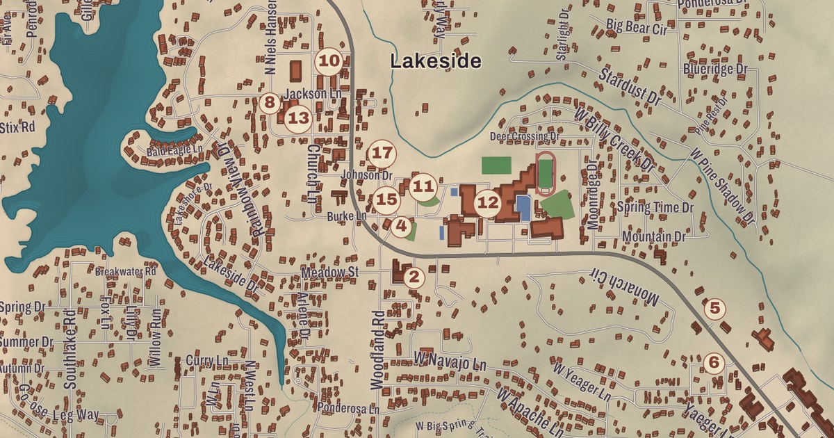 Pinetop-Lakeside, Arizona: Home, Street by Street