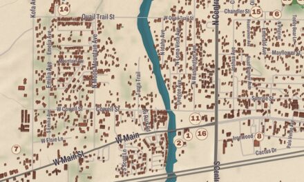 Beautifully Detailed Map of Quartzsite, Arizona