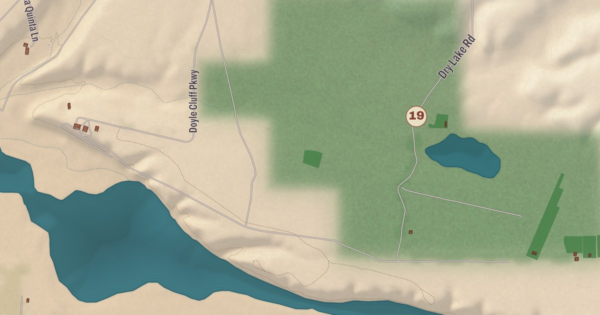 Beautifully Detailed Map of Safford, Arizona