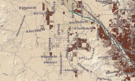 Beautifully Detailed Map of Tohono O’odham Nation, Arizona