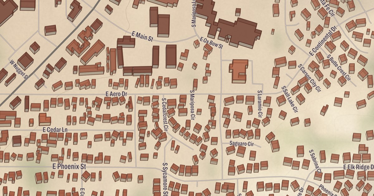 Beautifully Detailed Map of Tonto Apache Tribe, Arizona