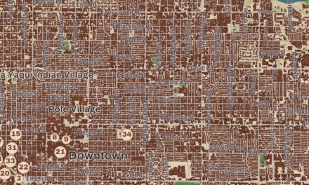Beautifully Detailed Map of Tucson, Arizona