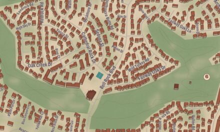 Beautifully Detailed Map of Village of Oak Creek, Arizona