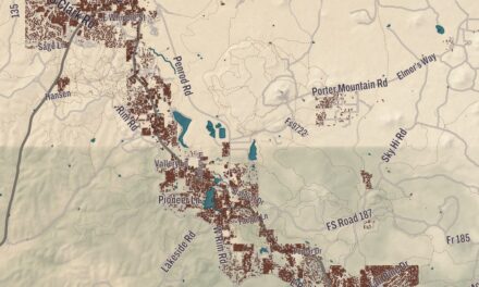 Beautifully Detailed Map of White Mountain Apache Tribe, Arizona