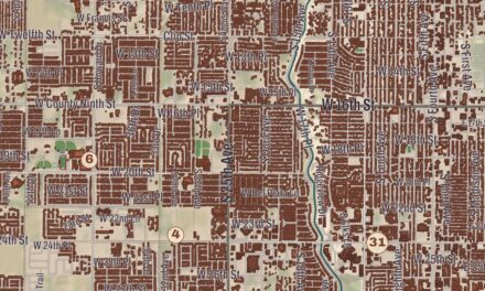 Beautifully Detailed Map of Yuma, Arizona
