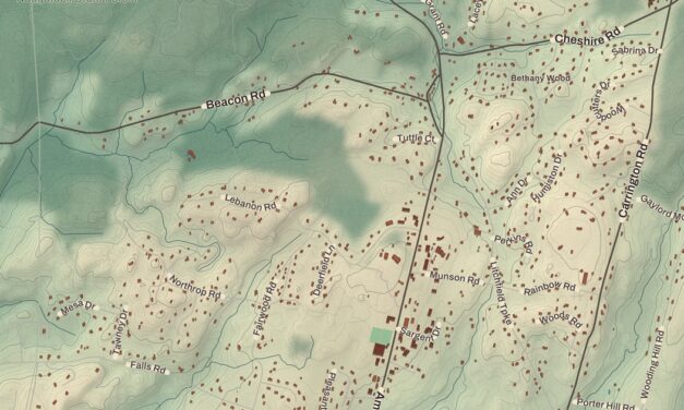 Map of Bethany, Connecticut in 2026