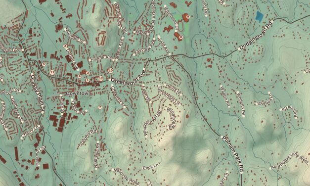 Map of Bethel, Connecticut in 2026