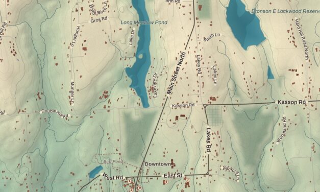 Map of Bethlehem, Connecticut in 2026