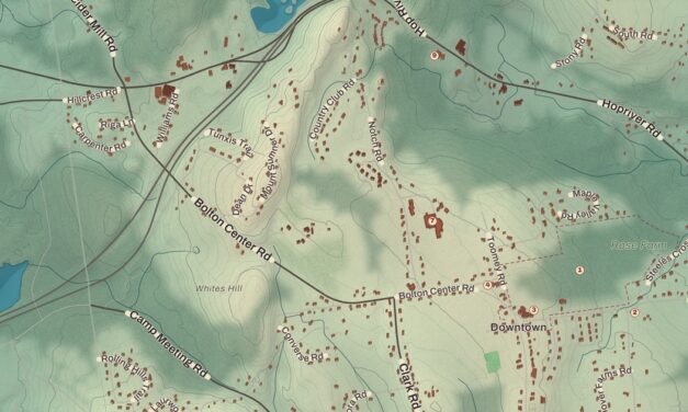 Map of Bolton, Connecticut in 2026