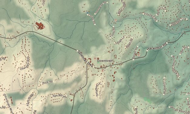 Map of Burlington, Connecticut in 2026