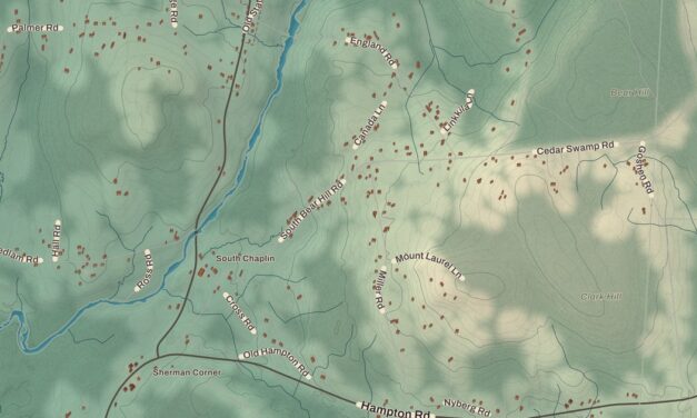 Map of Chaplin, Connecticut in 2026