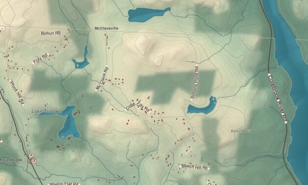 Map of Colebrook, Connecticut in 2026
