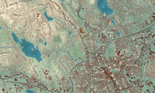 Map of Danbury, Connecticut in 2026