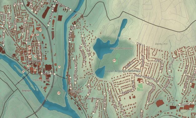 Map of Derby, Connecticut in 2026