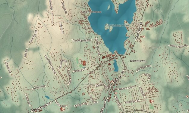 Map of East Hampton, Connecticut in 2026