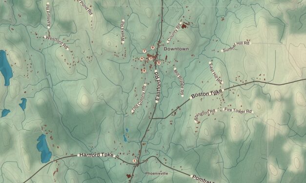 Map of Eastford, Connecticut in 2026