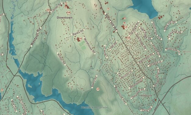 Map of Easton, Connecticut in 2026