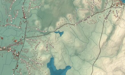 Map of Ellington, Connecticut in 2026