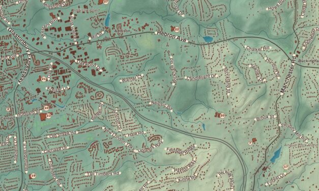 Map of Glastonbury, Connecticut in 2026