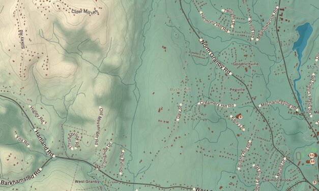 Map of Granby, Connecticut in 2026