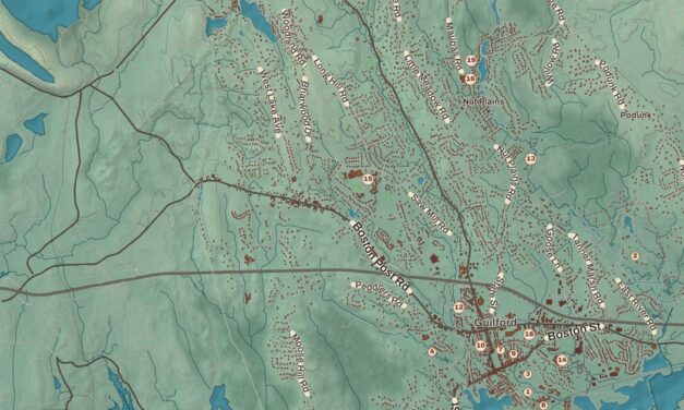 Map of Guilford, Connecticut in 2026