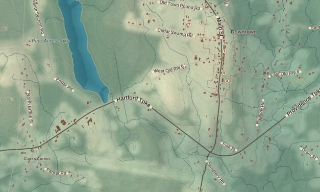 Map of Hampton, Connecticut in 2026