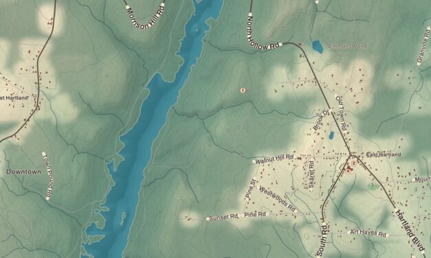Map of Hartland, Connecticut in 2026
