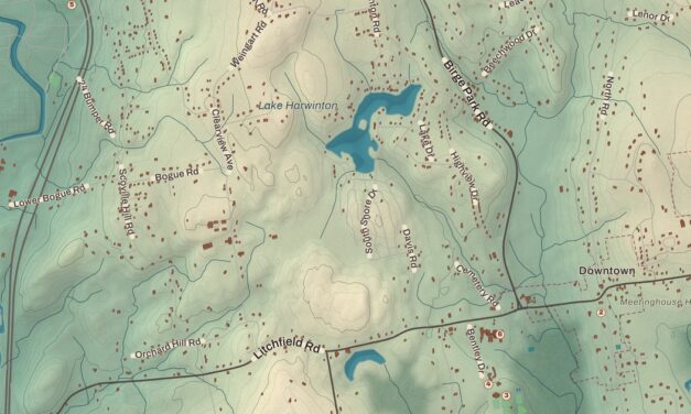 Map of Harwinton, Connecticut in 2026
