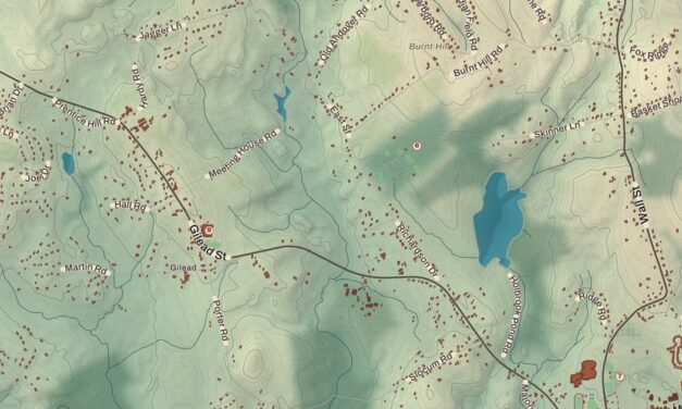 Map of Hebron, Connecticut in 2026