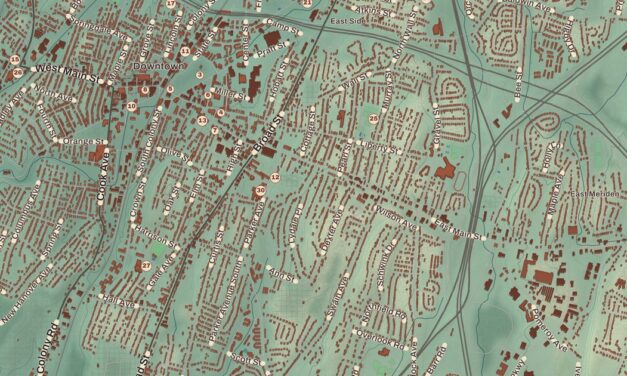 Map of Meriden, Connecticut in 2026