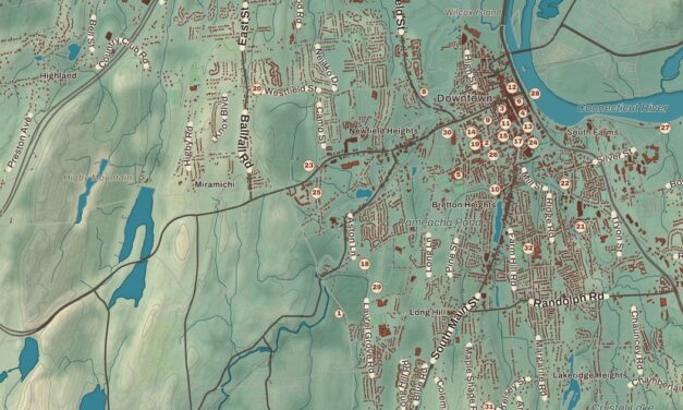 Map of Middletown, Connecticut in 2026