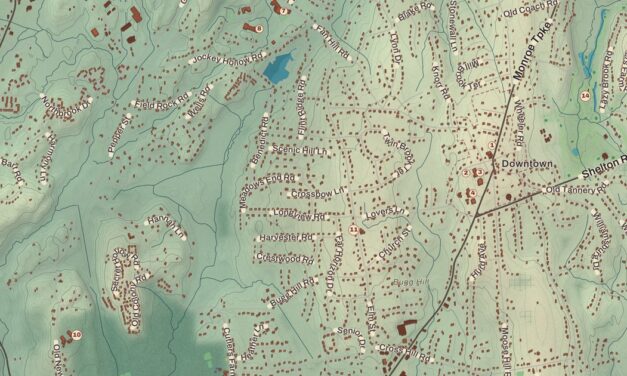 Map of Monroe, Connecticut in 2026
