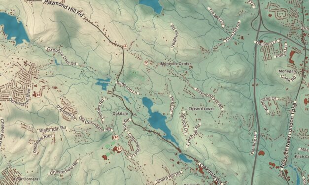 Map of Montville, Connecticut in 2026