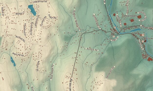 Map of New Hartford, Connecticut in 2026