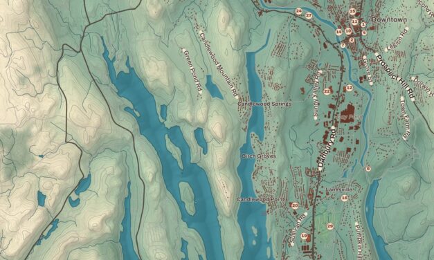 Map of New Milford, Connecticut in 2026