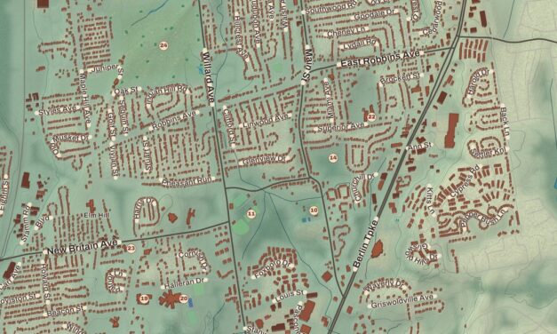 Map of Newington, Connecticut in 2026