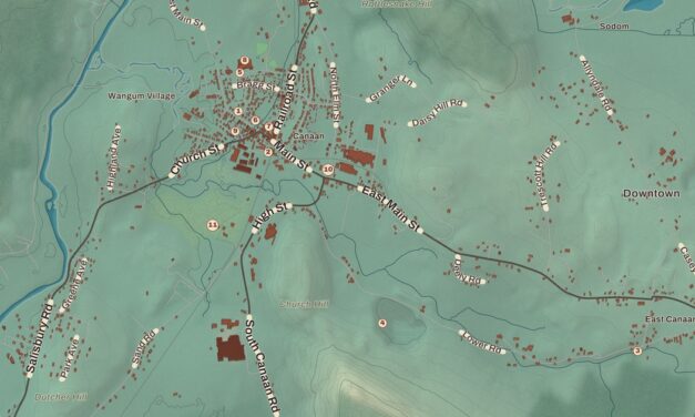 Map of North Canaan, Connecticut in 2026