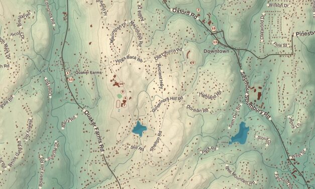 Map of Oxford, Connecticut in 2026