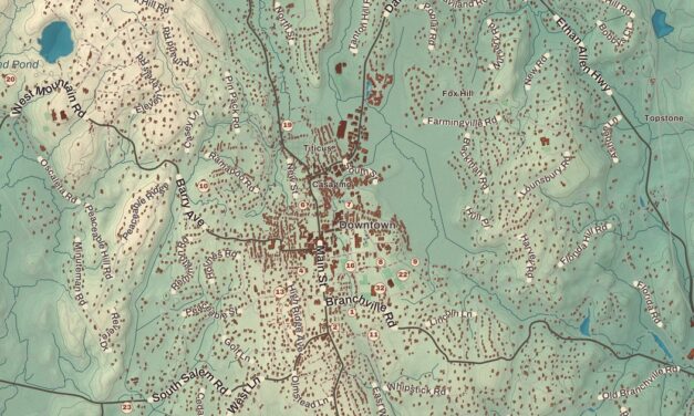 Map of Ridgefield, Connecticut in 2026
