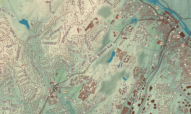 Map of Shelton, Connecticut in 2026