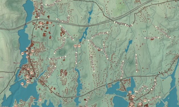 Map of Stonington, Connecticut in 2026