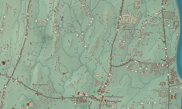 Map of Suffield, Connecticut in 2026